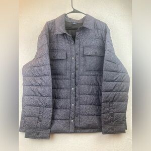 Men's Grey Quilted Jacket